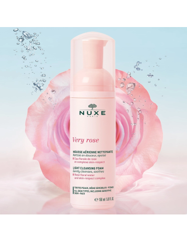 Nuxe Very Rose Cleansing Foam 150ml - TheBeautyCool