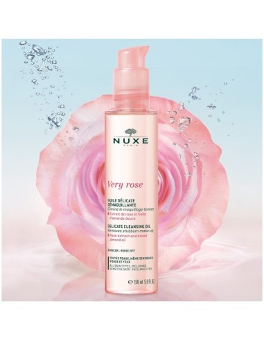 Nuxe Very Rose Cleansing Oil 150ml - TheBeautyCool