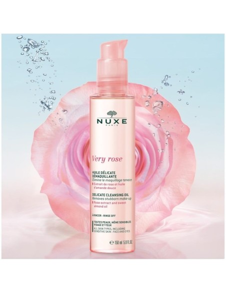 Nuxe Very Rose Cleansing Oil 150ml - TheBeautyCool