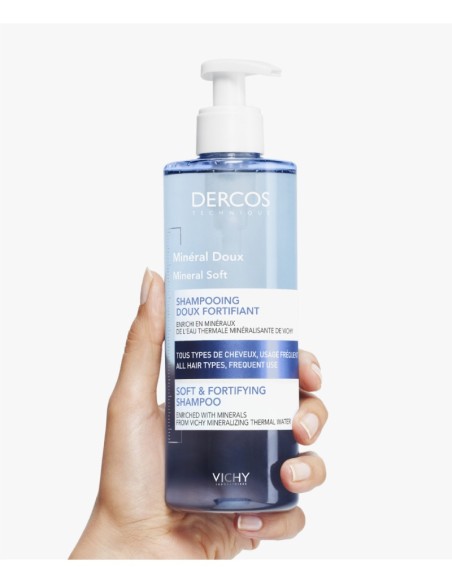 Vichy Mineral Soft Fortifying Shampoo 400ml - TheBeautyCool
